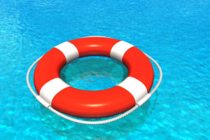 @ Can Stock Photo / scanrail Survival in life's deep end (never swim alone)